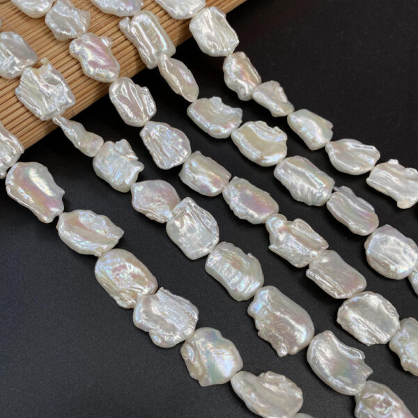 Exquisite Natural Freshwater Square Pearl Beaded DIY Jewelry - Image 5