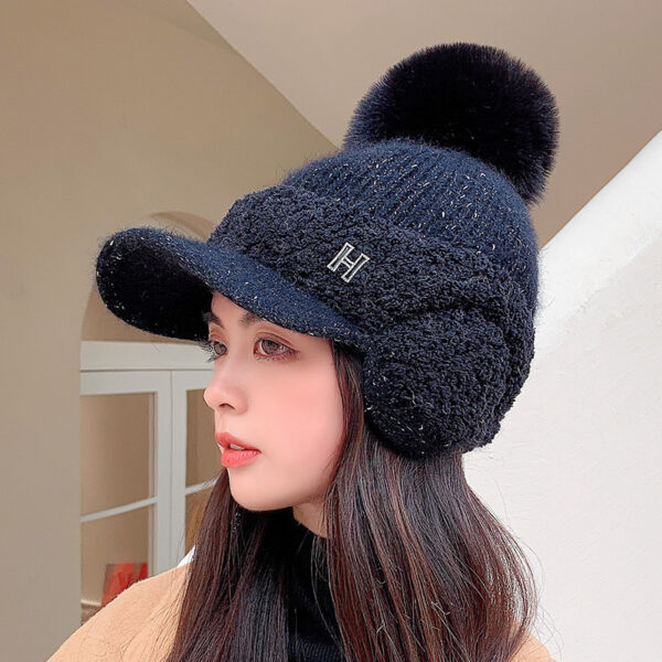 Women's Autumn And Winter Ear Protection Warm Baseball - Image 3