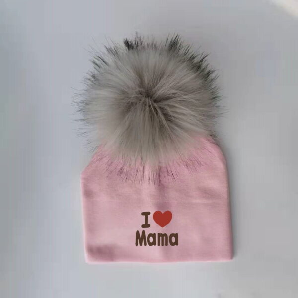 Baby's I Love Mama and Papa Winter Hat - Image 4