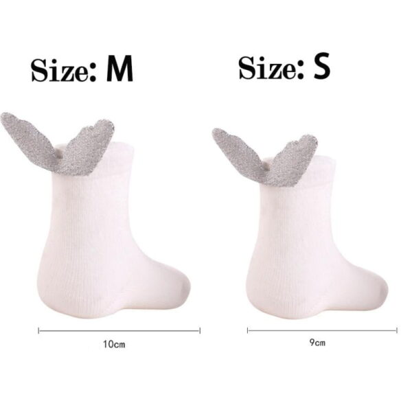 Cute Soft Cotton Socks with Wings - Image 6