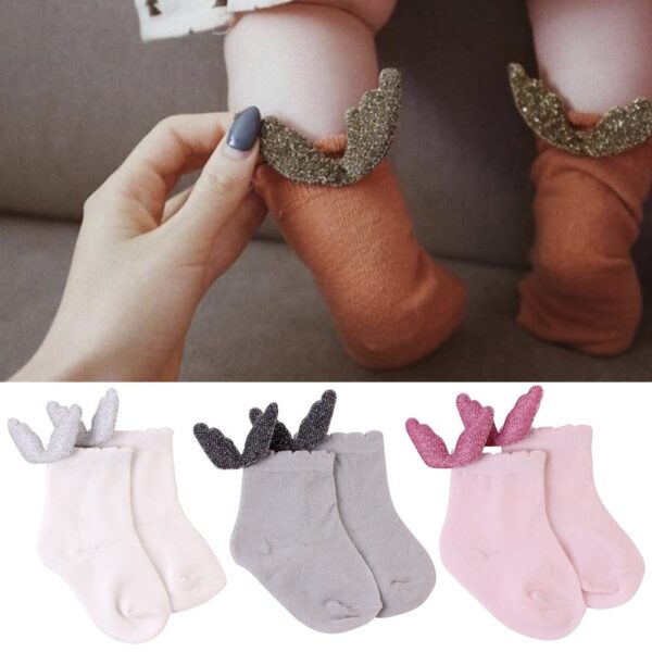 Cute Soft Cotton Socks with Wings