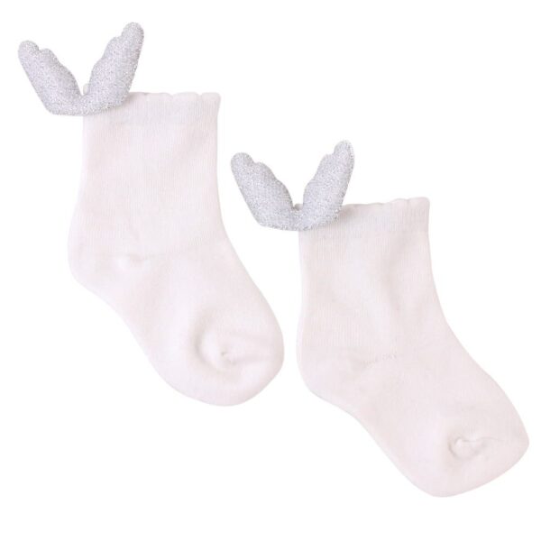 Cute Soft Cotton Socks with Wings - Image 2