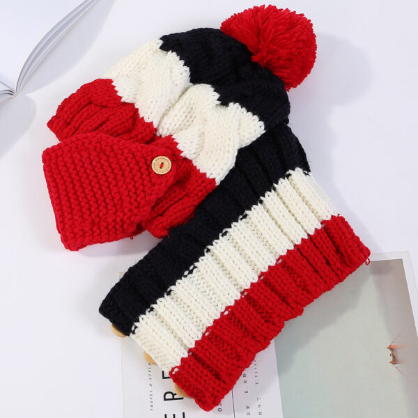 Ymsaid Fashion Winter Hat Thickened Cotton Women's Hat Warm PomPoms Hats For Women Girl Knitted Beanies Female Skiing Cap - Image 2