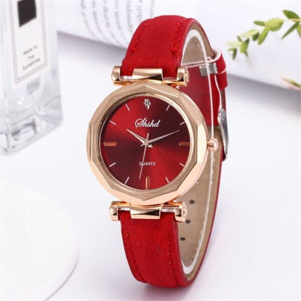 Women's Fashion Quartz Watch - Red