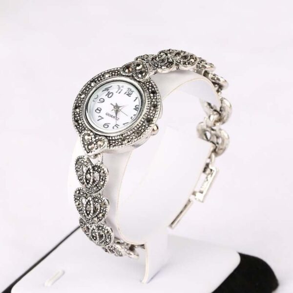 Women's Crystal Heart Bracelet Watches - Image 5