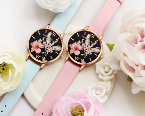 Rose Flower Dial Design Women's Watches - Image 4