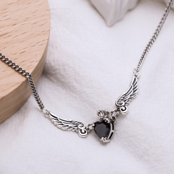 Angel wings necklace pendant - Image 2