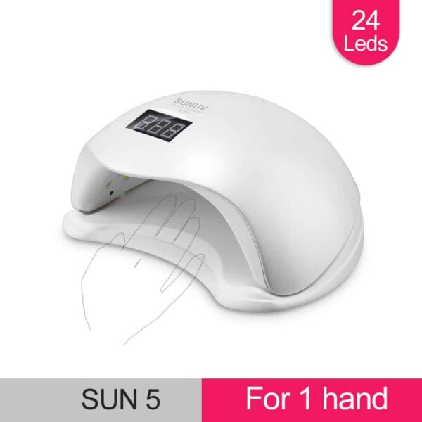 48W Dual UV LED Nail Dryer Lamp - Image 3