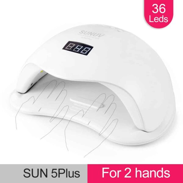 48W Dual UV LED Nail Dryer Lamp - Image 4