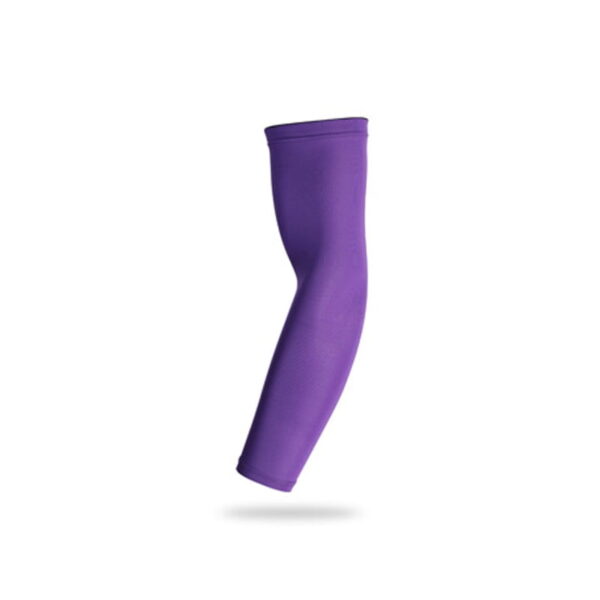 Solid Color Compression Arm Sleeve - 1 Piece Purple, M