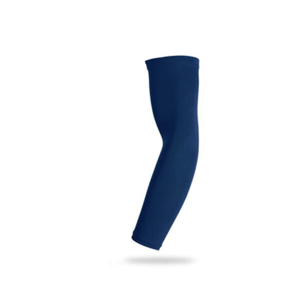 Solid Color Compression Arm Sleeve - 1 Piece Navy, XXL