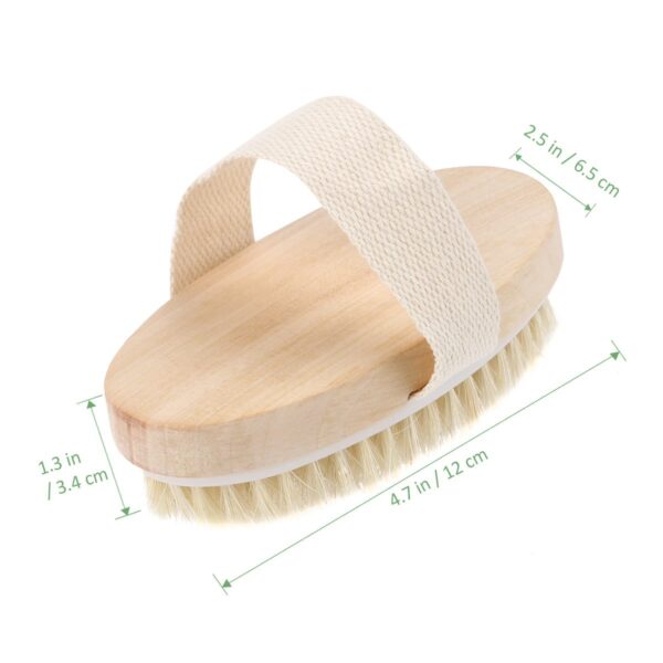 Soft Natural Bristle Shower Brush - Image 4