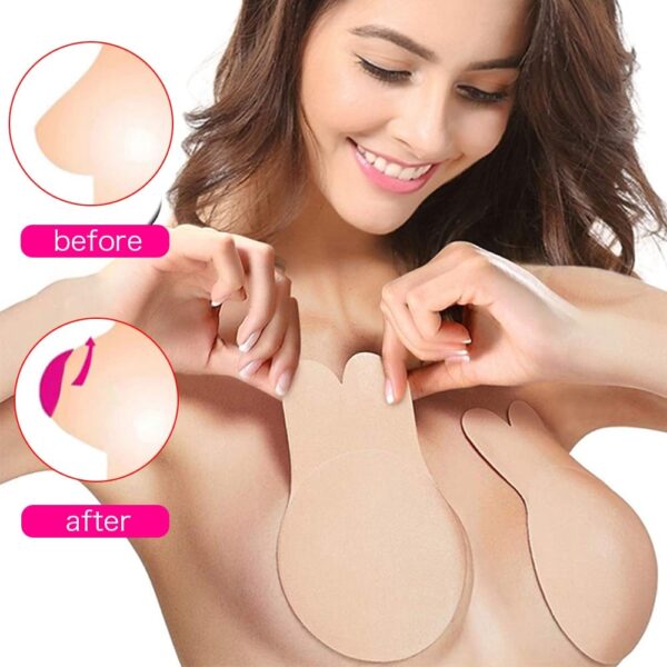 Women's Invisible Self Adhesive Silicone Bra - Image 2