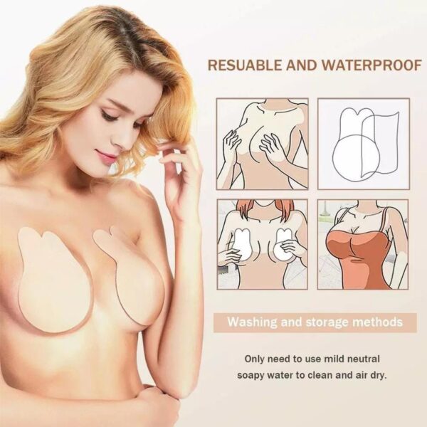 Women's Invisible Self Adhesive Silicone Bra - Image 6