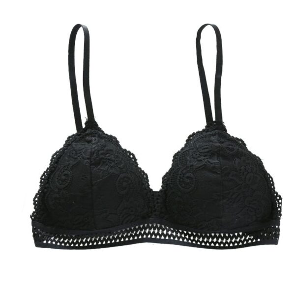 Women's French Thin Cup Wireless Push Up Bra - Image 2