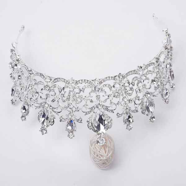 Baroque Crown Wedding Diadem Dress Accessories - Image 2