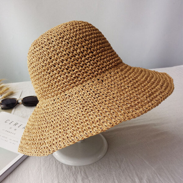 Summer Autumn Hats For Women Retro Flat Drooping Hat - Image 2