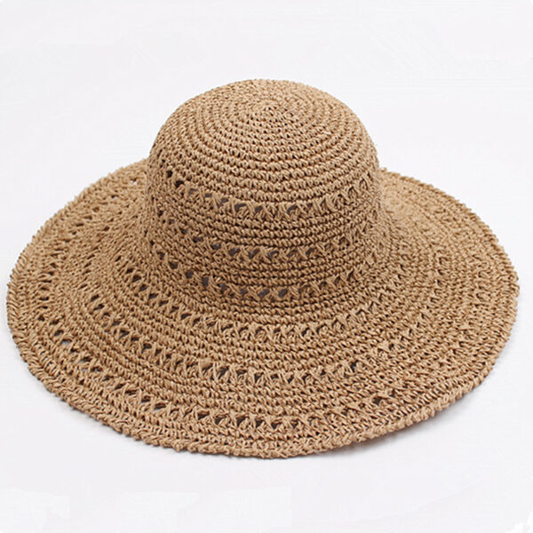 Summer Autumn Hats For Women Retro Flat Drooping Hat - Image 6