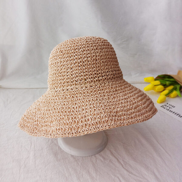 Summer Autumn Hats For Women Retro Flat Drooping Hat - Image 4