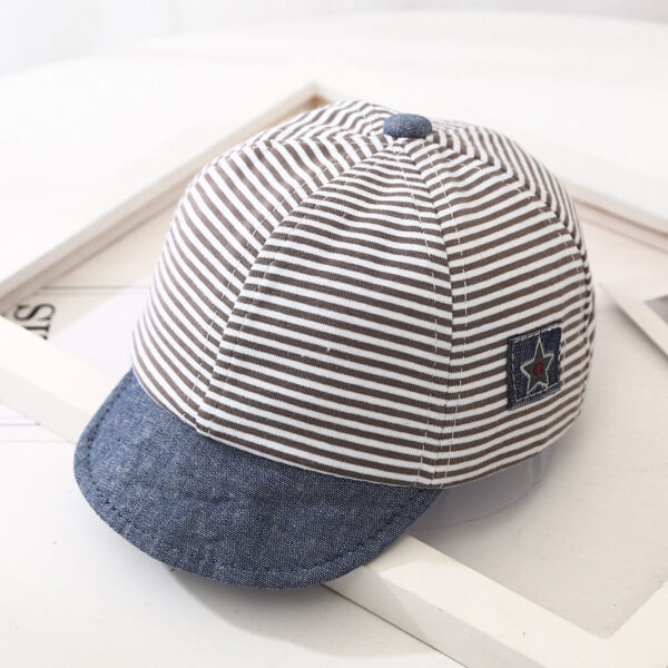 Baby Hats Spring And Autumn Boys And Girls Baby Caps Summer Thin Soft Tongue Breathable Sunscreen Visor Baseball Cap Tide - Image 2