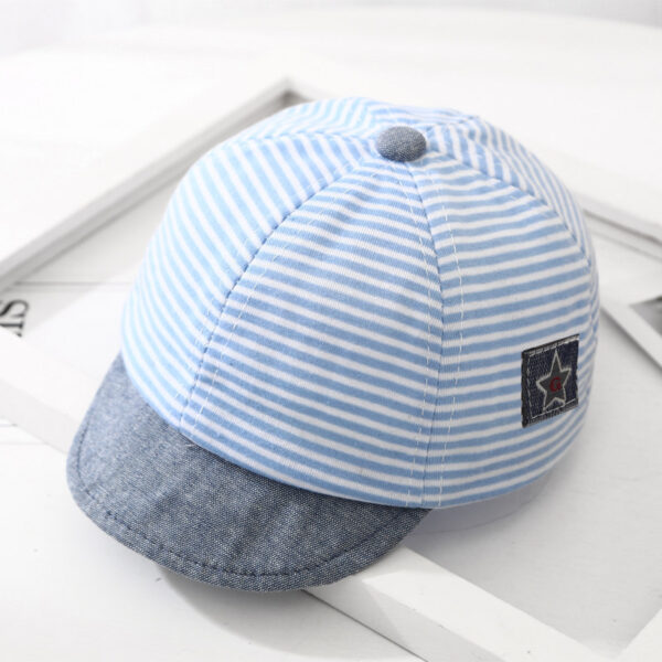 Baby Hats Spring And Autumn Boys And Girls Baby Caps Summer Thin Soft Tongue Breathable Sunscreen Visor Baseball Cap Tide - Image 5