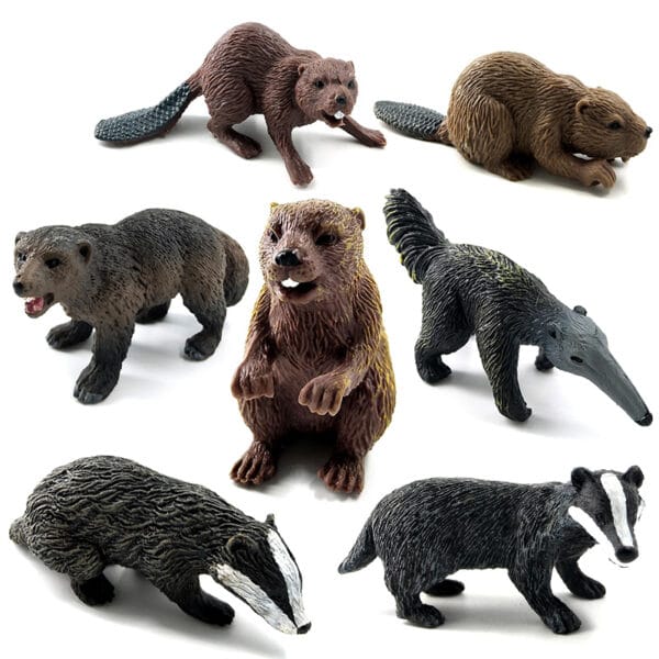 Forest Wild Animals Action Figures for Kids