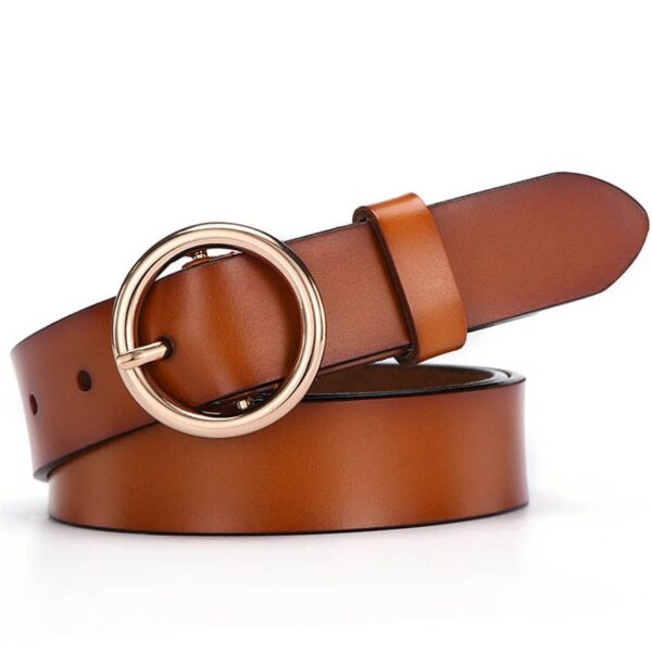 PU Leather Classic Length with Round Shaped Buckle - Image 6