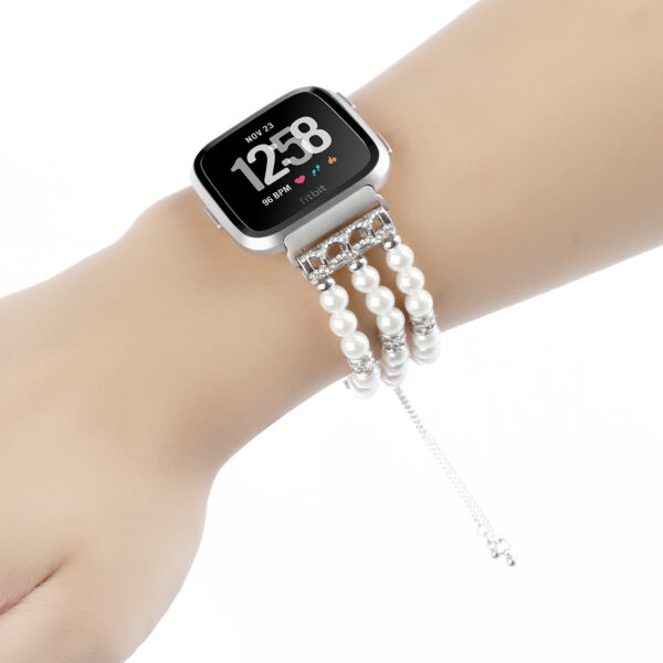 Pearl Strap Jewelry Stretch Bracelet Wristband - Image 2