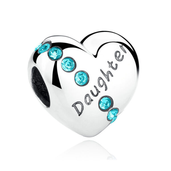 Heart-shaped Combination Silver Beads - Image 3