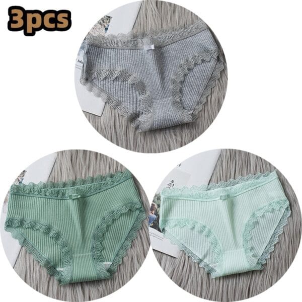 Women's Middle-Waist Cotton Panties