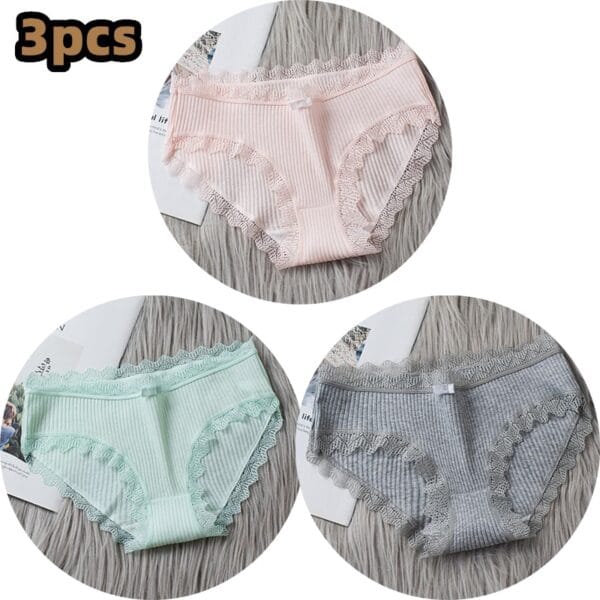 Women's Middle-Waist Cotton Panties