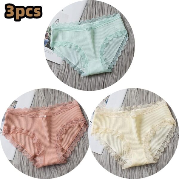 Women's Middle-Waist Cotton Panties