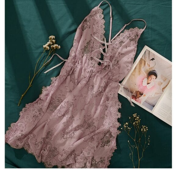 Women's Lace-Up Nightgown - Image 8