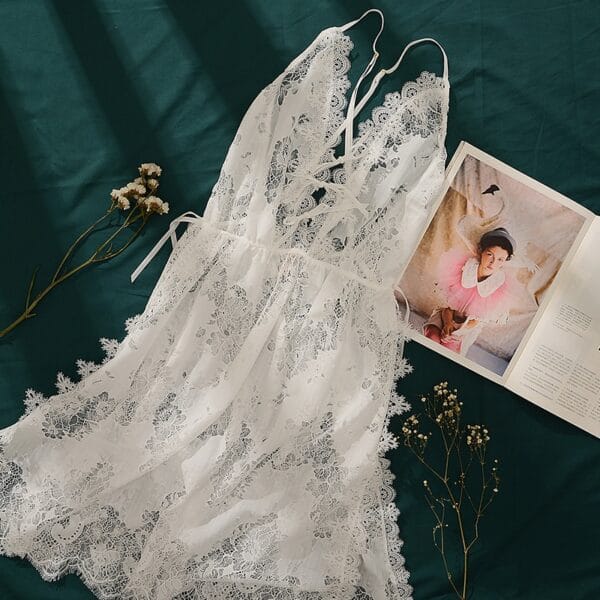 Women's Lace-Up Nightgown - Image 6