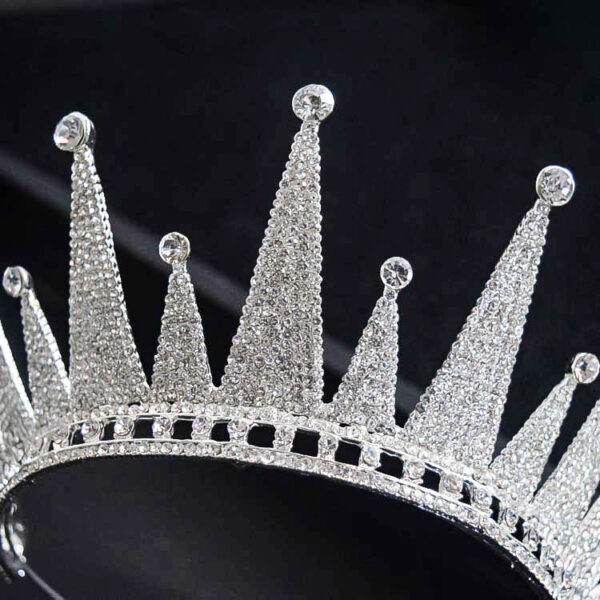 Luxury Sparkling Crystal Floral Bridal Jewelry Sets Rhinestone Tiaras Crown - Image 5