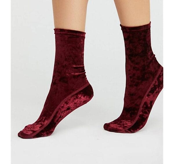 Women's Velvet Socks - Image 3