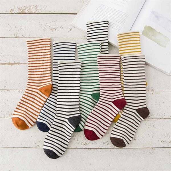 Women's Striped Cotton Socks