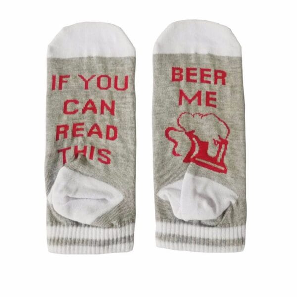 If You Can Read This Funny Print Socks - Image 4