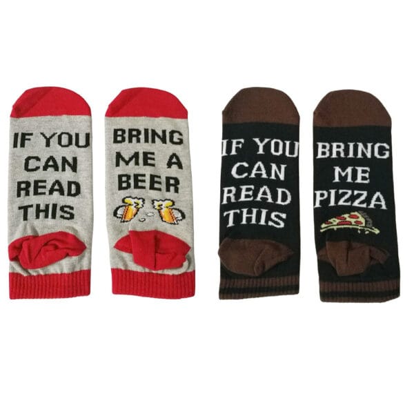 If You Can Read This Funny Print Socks