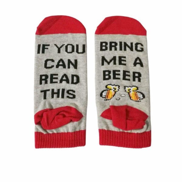 If You Can Read This Funny Print Socks - Image 3