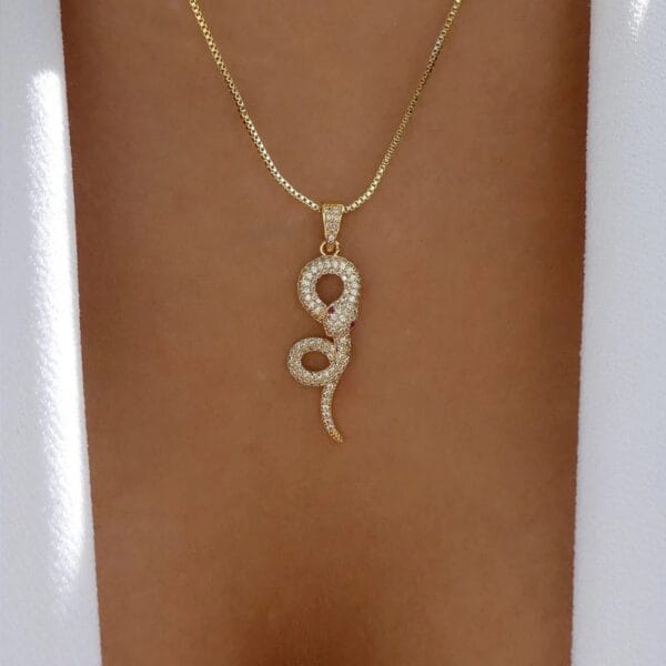 Classic Snake Necklace for Women - 22