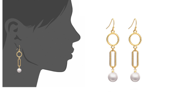 Pearl Earrings Temperament Long Earrings Small Jewelry - Image 5