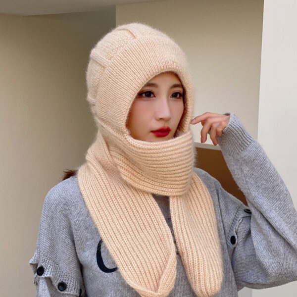 Women's Fashion Knitting Warm Cycling Wool Hat - Image 6