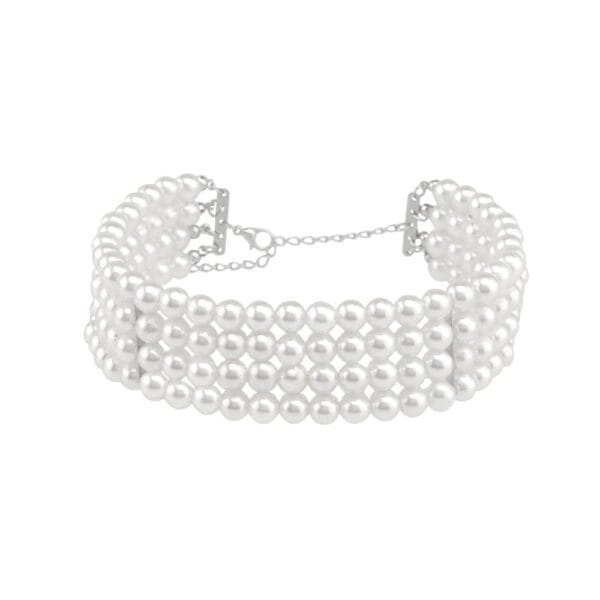 Women's Elegant Pearl Choker - Image 3