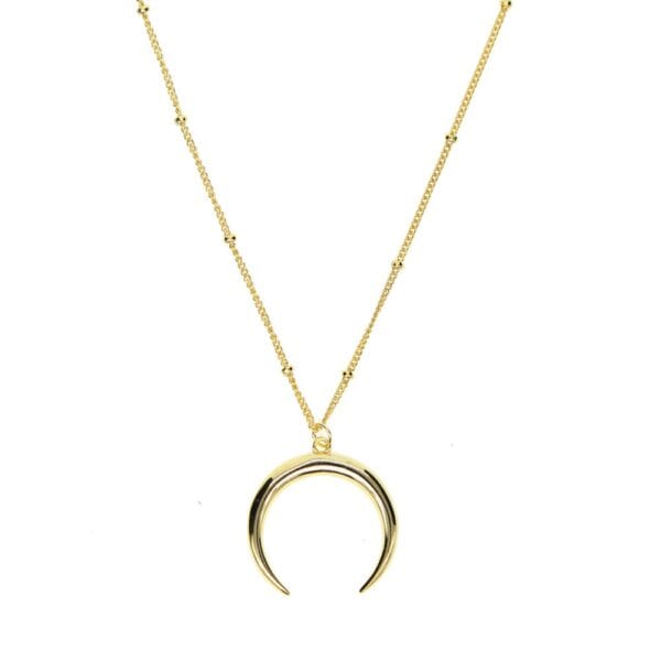 Women's Moon Pendant Necklace - Image 2