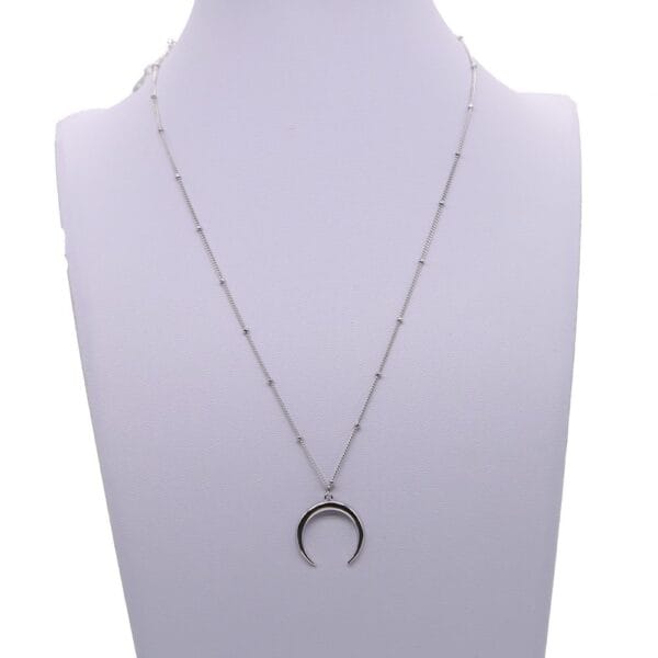 Women's Moon Pendant Necklace - Image 3