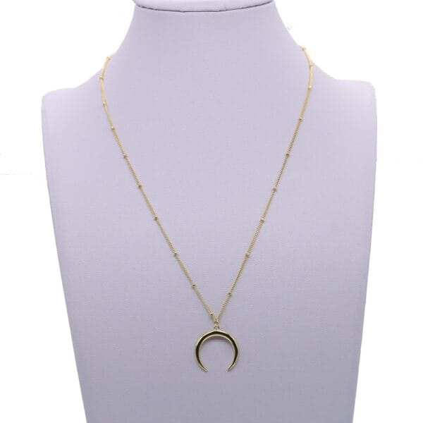 Women's Moon Pendant Necklace - Image 4