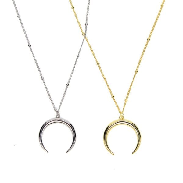 Women's Moon Pendant Necklace