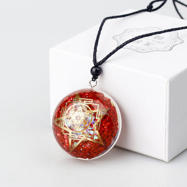 Orgone Energy Pendant Gemstone Yoga Pendant - Image 9