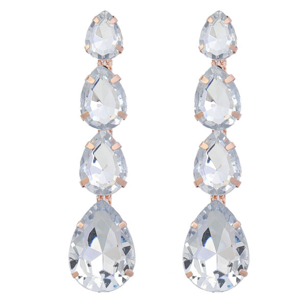 Super Shiny Full Claw Chain Banquet Earrings - Image 9